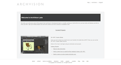 Desktop Screenshot of labs.archvision.com